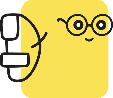 Yellow square character